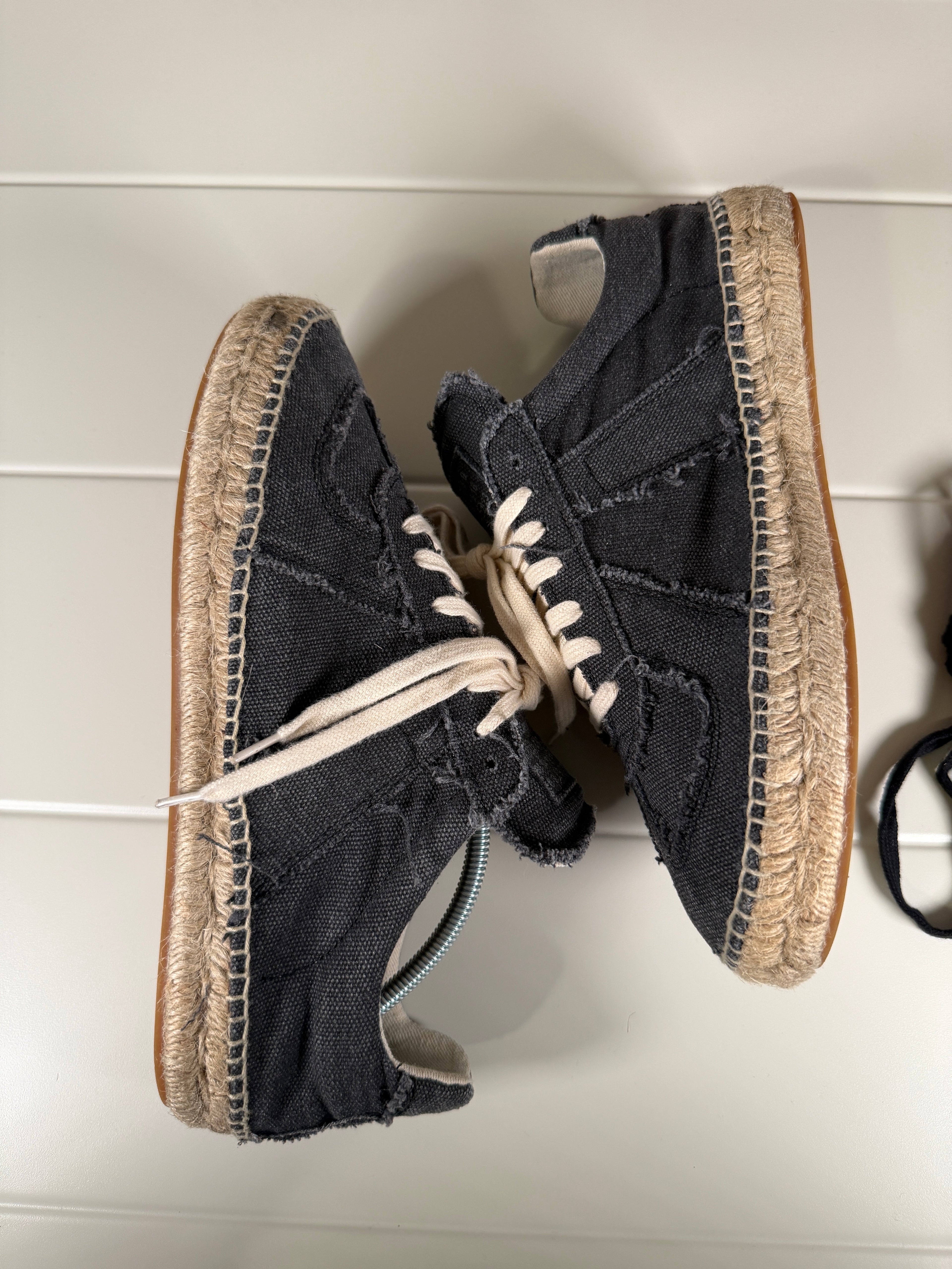 Maison Margiela Black Espadrille Gats 41/8