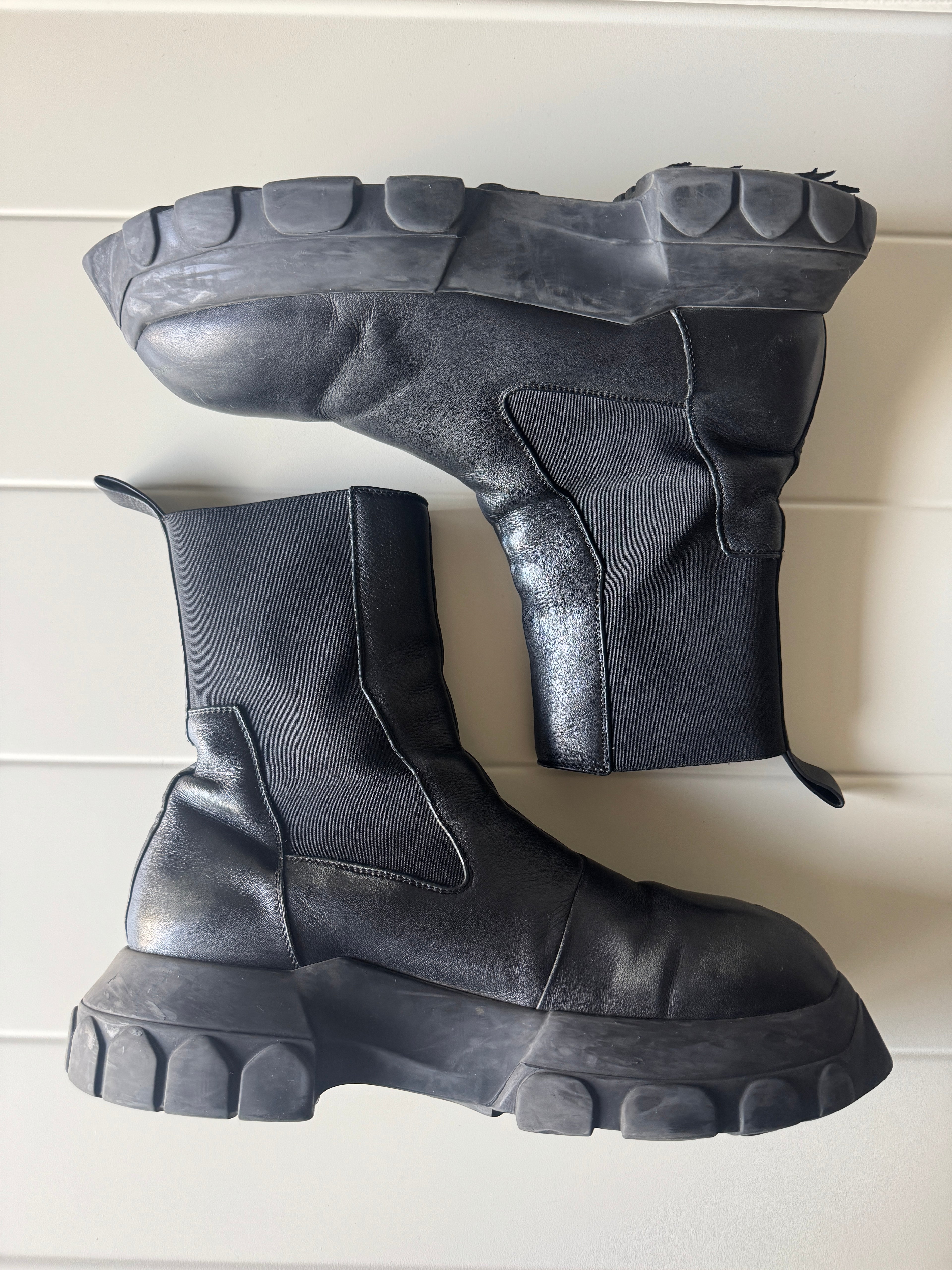 Rick Owens Bozo Beetle Tractor Boots 44/11