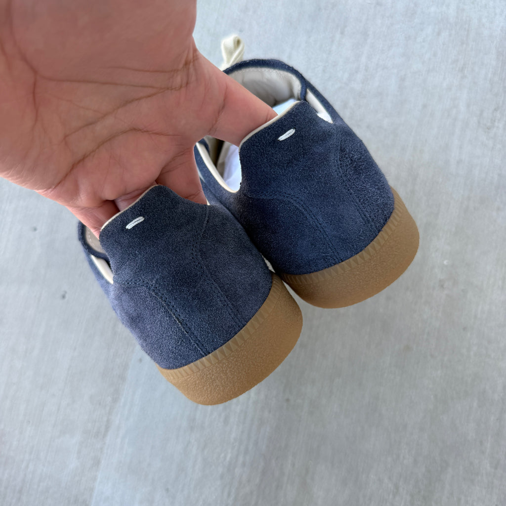 Maison Margiela “Reclica” Navy Suede Gats 45/12