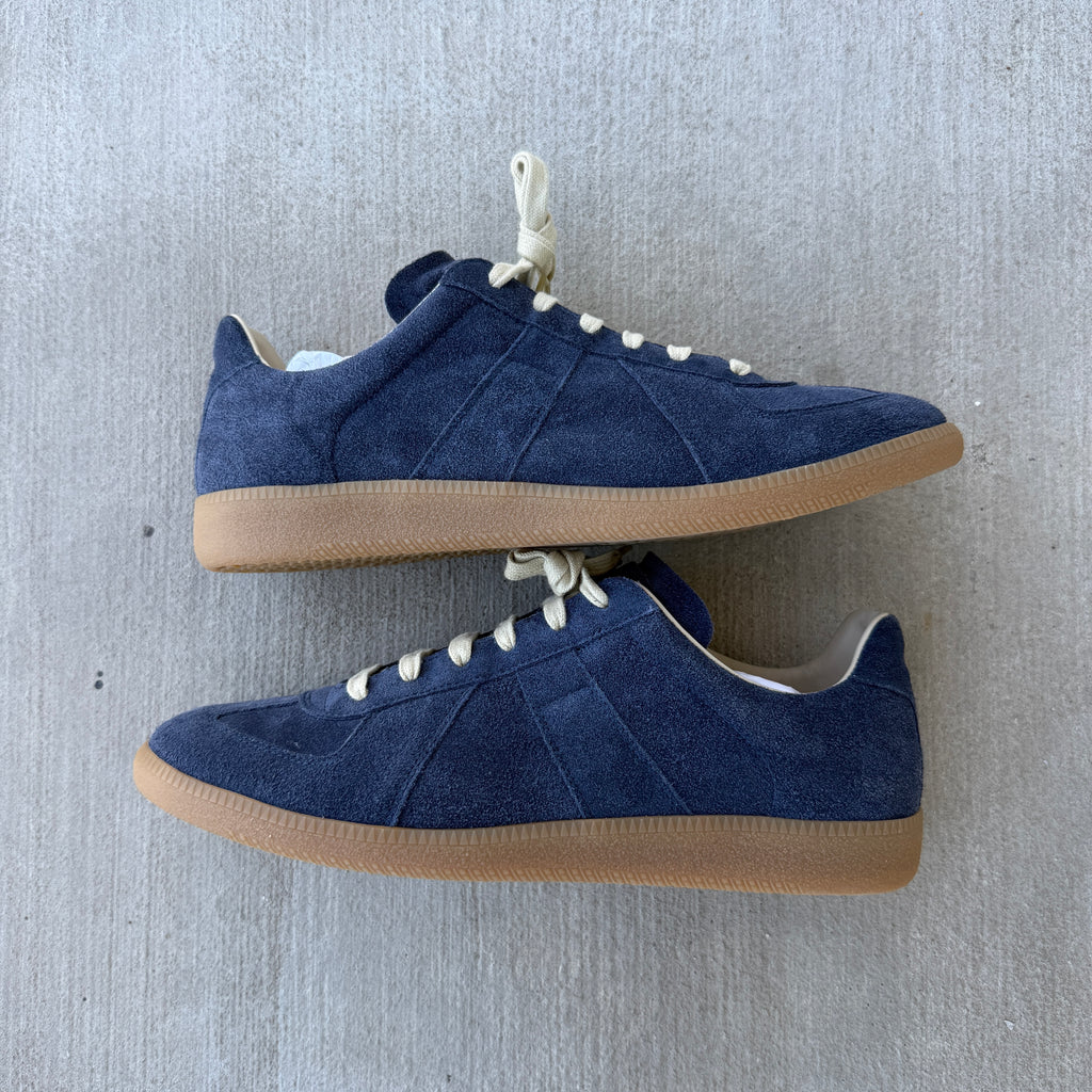 Maison Margiela “Reclica” Navy Suede Gats 45/12